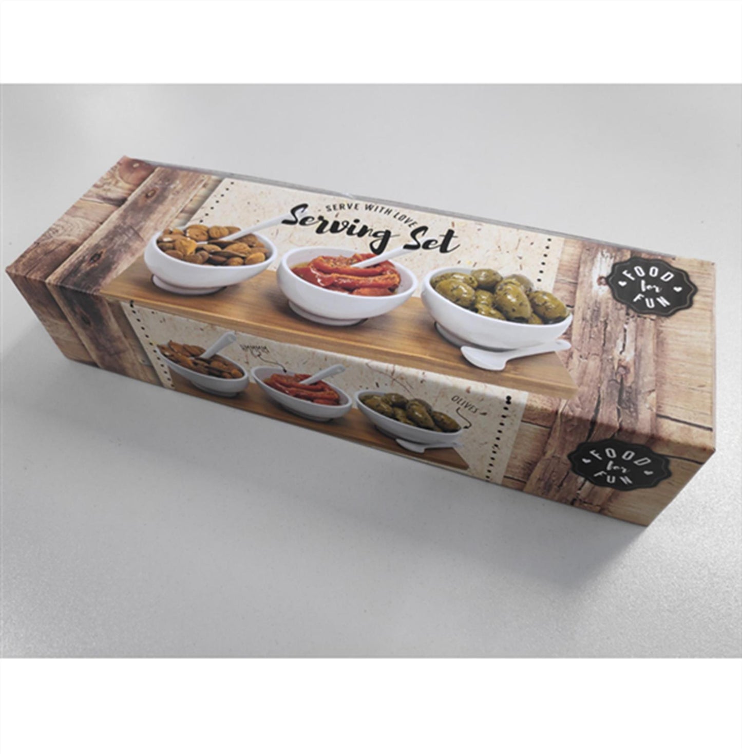 AperiBif set 7 Party con tabla de madera