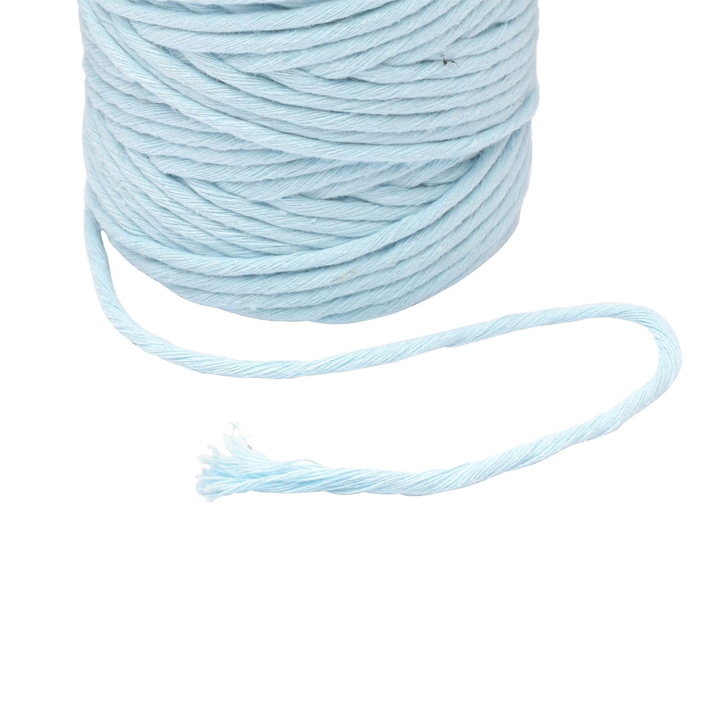 Vaessen creative • cuerda macramé 3mmx100m azul claro