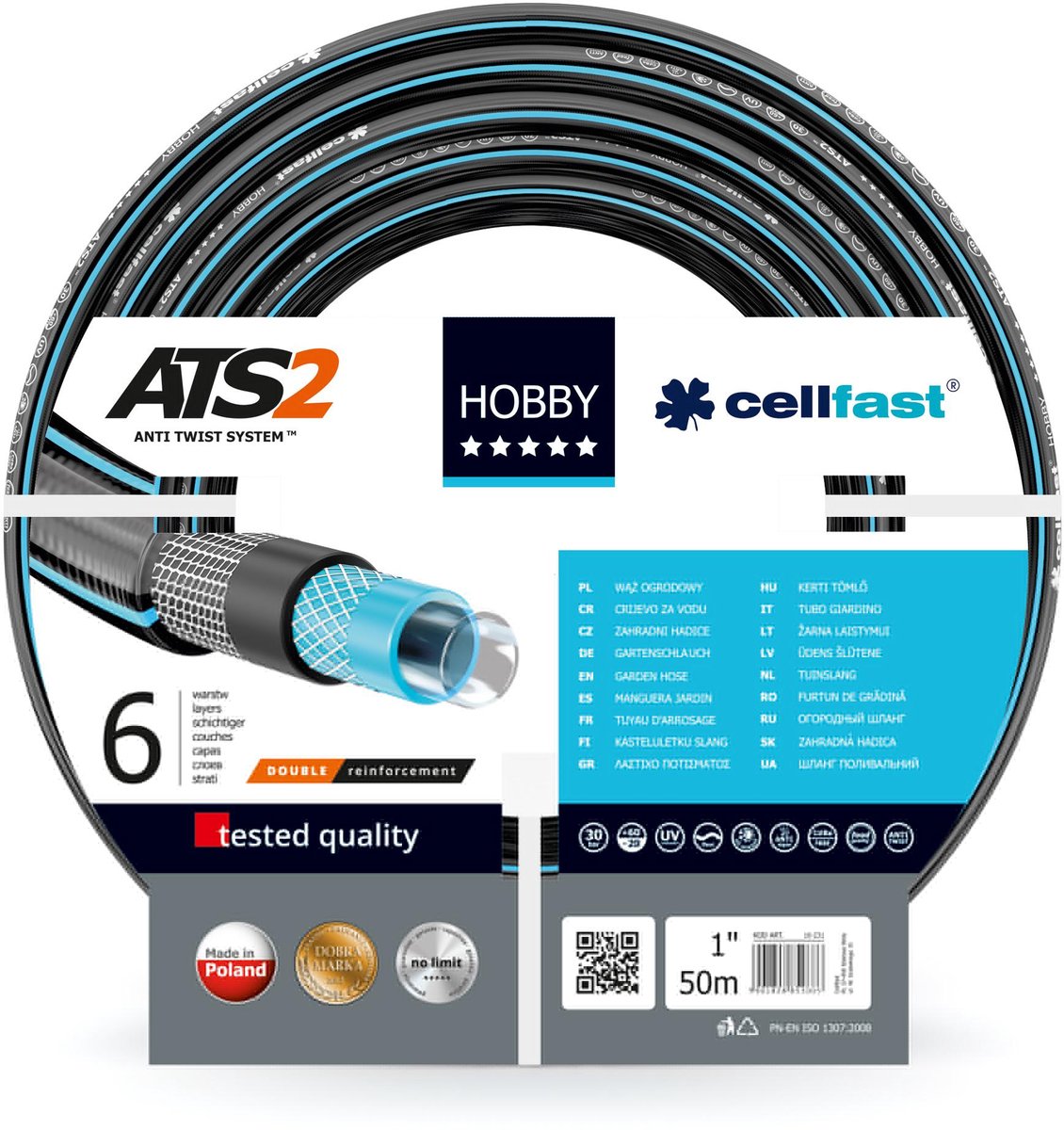 Cellfast tuinslang hobby 1 inch 50 m