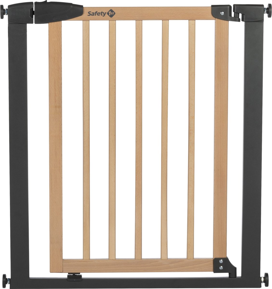 Safety 1st safety1st simplemente cerrar - puerta de escalera - madera y metal - 73 cm a 80 cm
