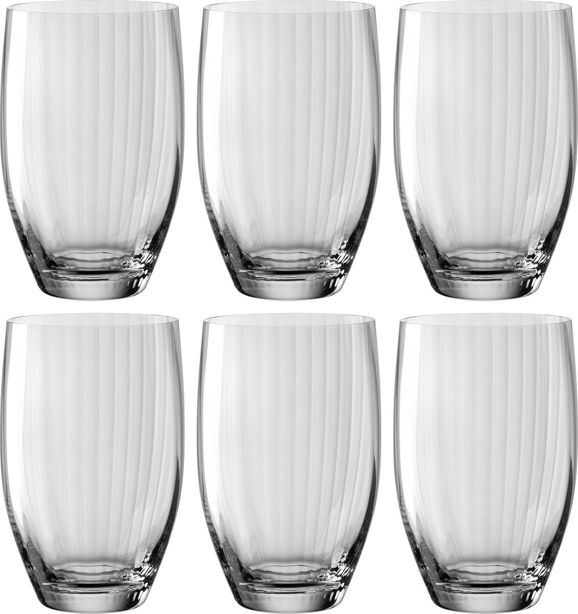 Bicchiere da long drink Leonardo poesia 460 ml grigio - set da 6