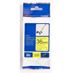 Nastro per etichette Brother tze-fx661 nero, giallo