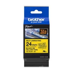 Nastro per etichettatura Brother tzesl651 nero, giallo
