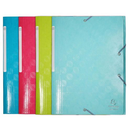 Carpetas de 3 solapas gama de colores exacompta 55220e