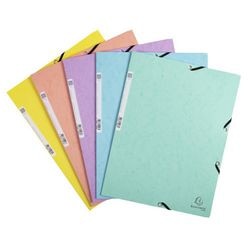 3-flap mappen exacompta 55560e aquarel kleurenassortiment