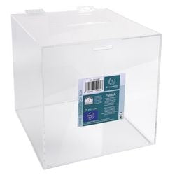 Scatola con coperchio trasparente 21cm