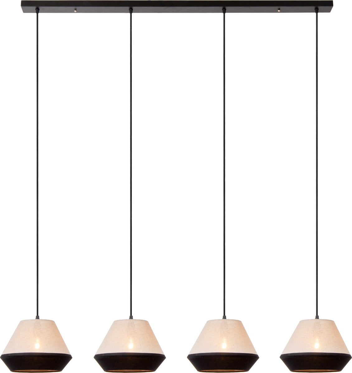 Lucide kala - hanglamp - 4xe14 - taupe