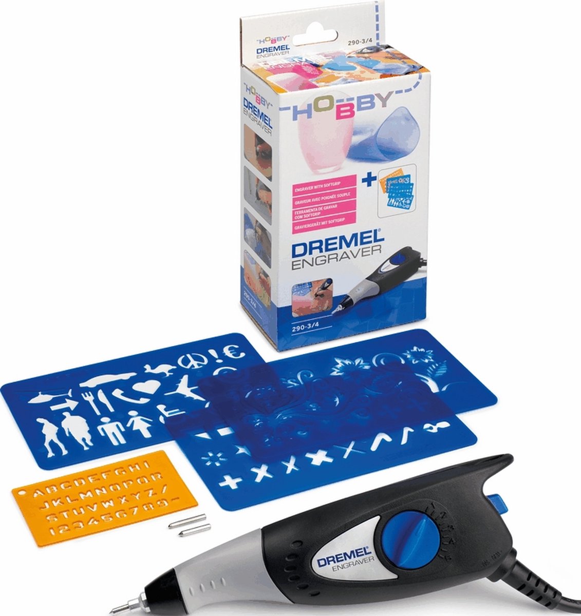 Dremel 290 graveerpen - 35 w - met 3 graveerpunten