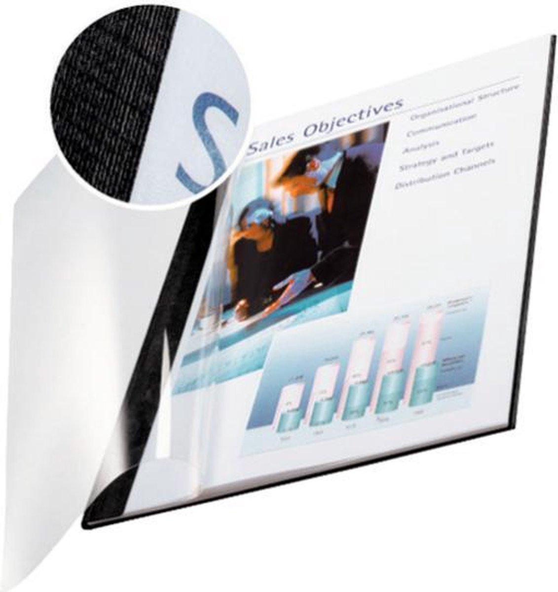 Copertine flessibili Leitz impressionbind - 7,0 mm - nere - 10 pezzi