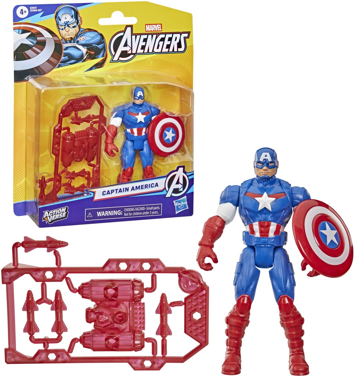 Marvel Avengers Actionverse Capitan America - action figure 11 cm