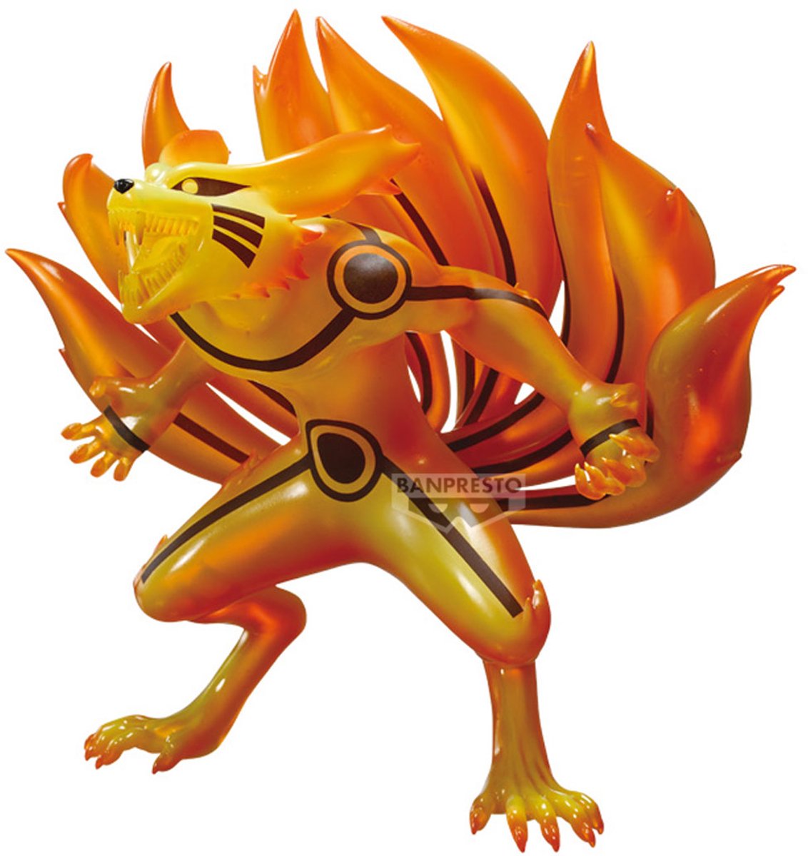 Banpresto bandai bandai naruto shippuden - figuur - kurama ver. a