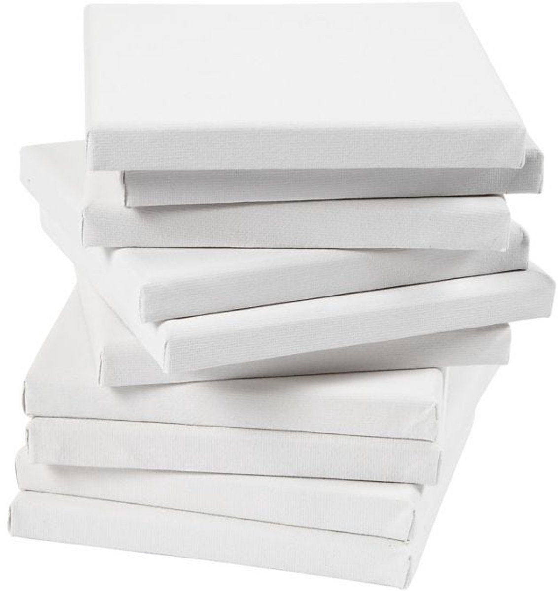 Tela intelaiata Creativ company, d: 1,6 cm, misura 20x20 cm, 280 g, bianco, 80 pezzi 1 scatola