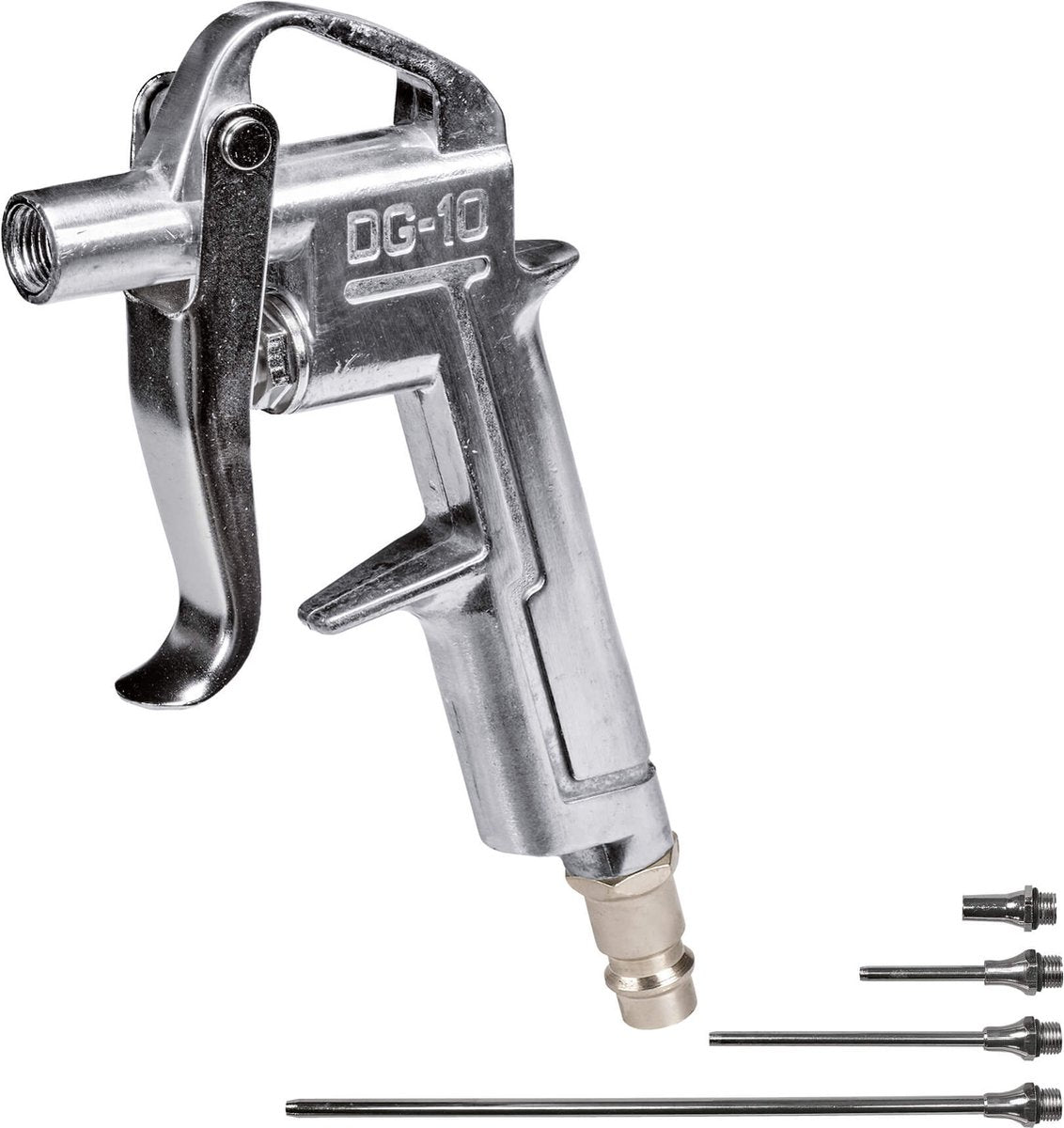 Set pistola di soffiaggio Einhell - 5 pezzi - incl. 4 ugelli: 20, 50, 95 e 220 mm