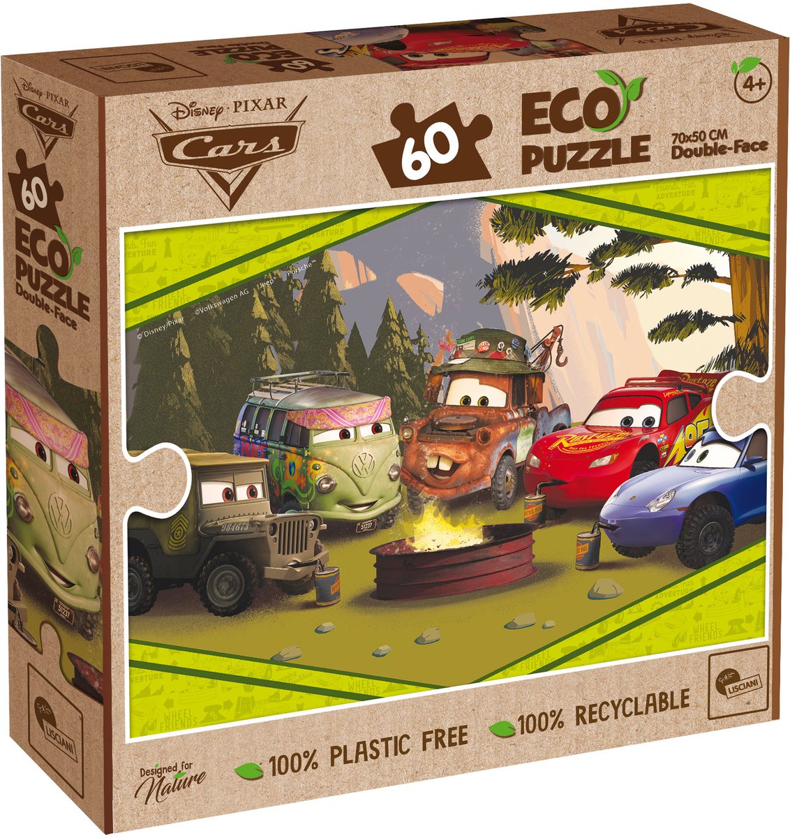 Lisciani disney eco-puzzle df cars 60
