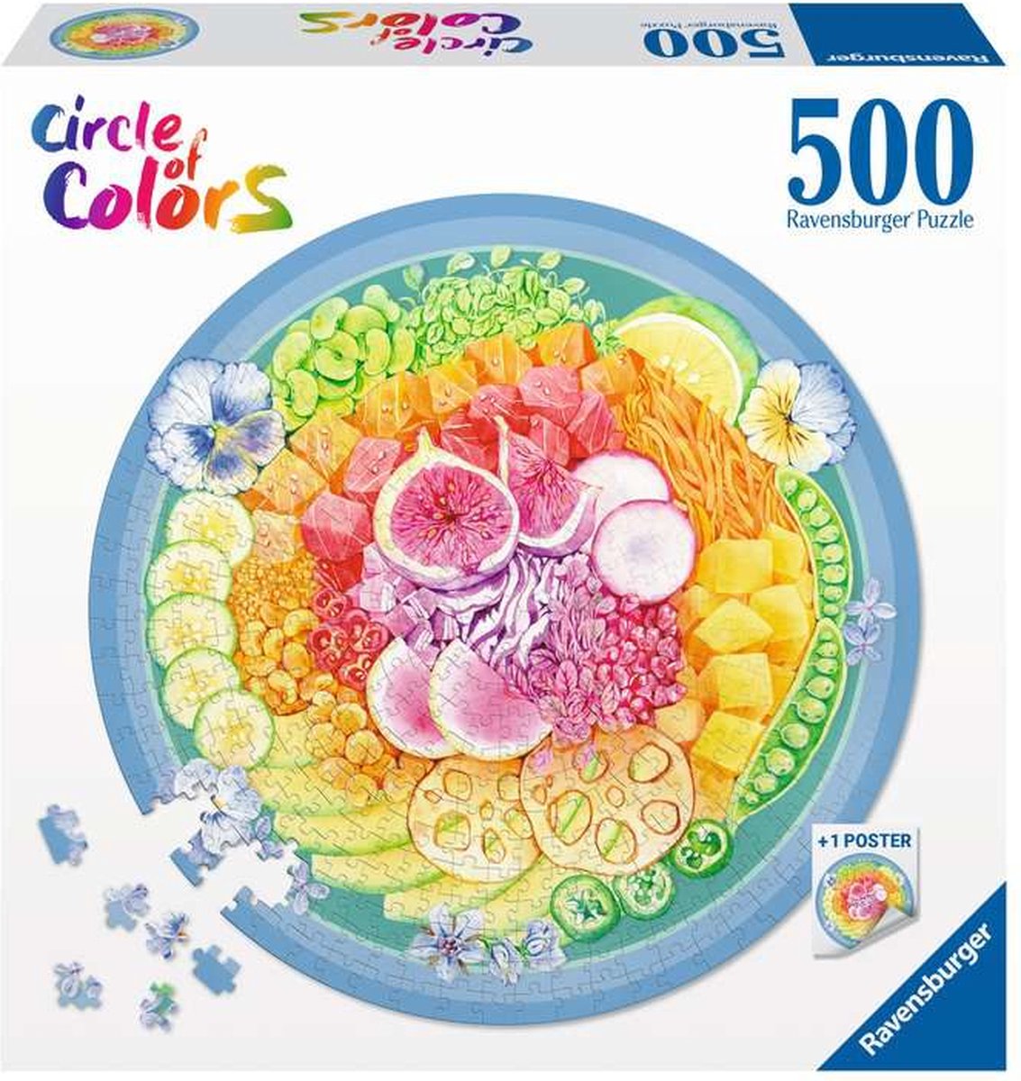 Ravensburger puzzle pokã©bowl - puzzle - 500 pezzi