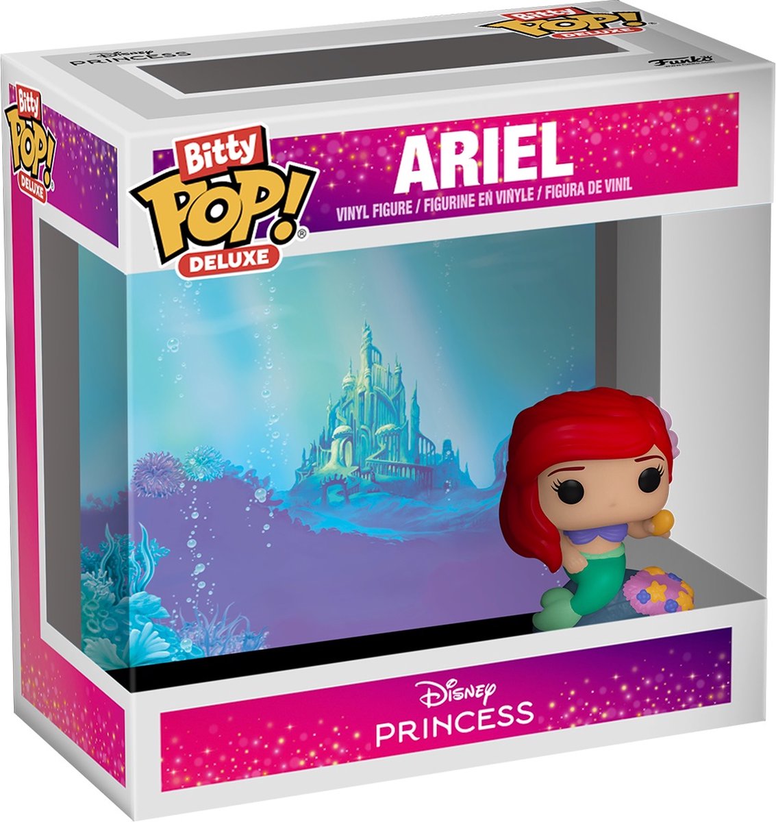 Funko bitty-pop! di lusso! - disney: la sirenetta - ariel (sotto il mare)