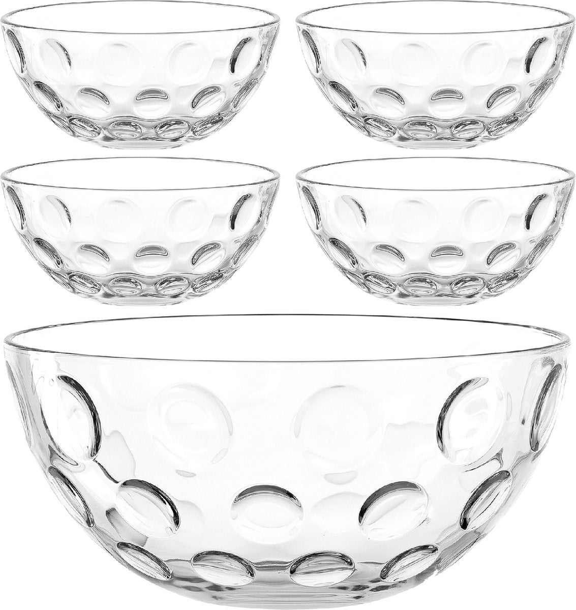 Set ciotole Leonardo cucina ottica l - 5 pezzi