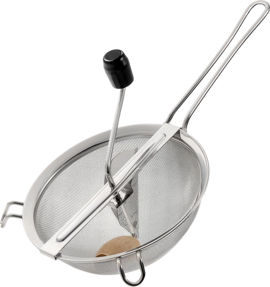 Tamiz de paso Westmark, diámetro: 20 cm, madera de acero inoxidable, freches früchtchen, negro plateado, 11982260