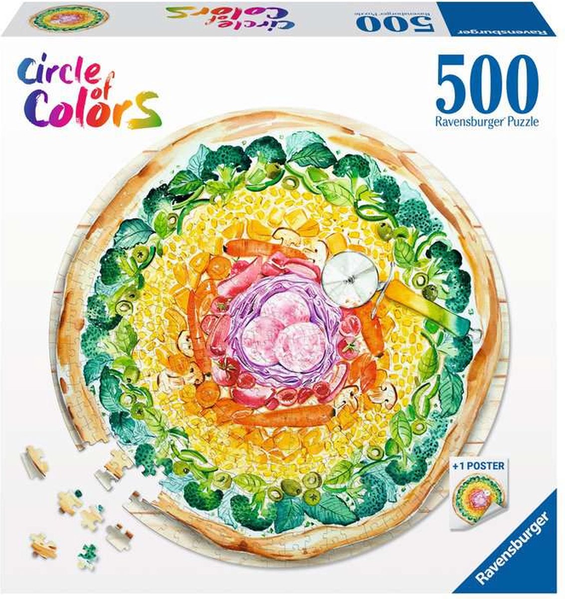 Ravensburger Puzzle Pizza - Puzzle - 500 pezzi
