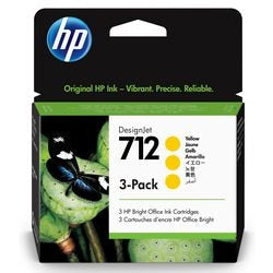 Cartuccia d'inchiostro Designjet hp 712 giallo 3 pezzi