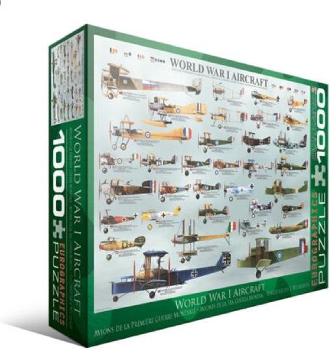 Eurographics | puzzel 1000 | world war i aircraft