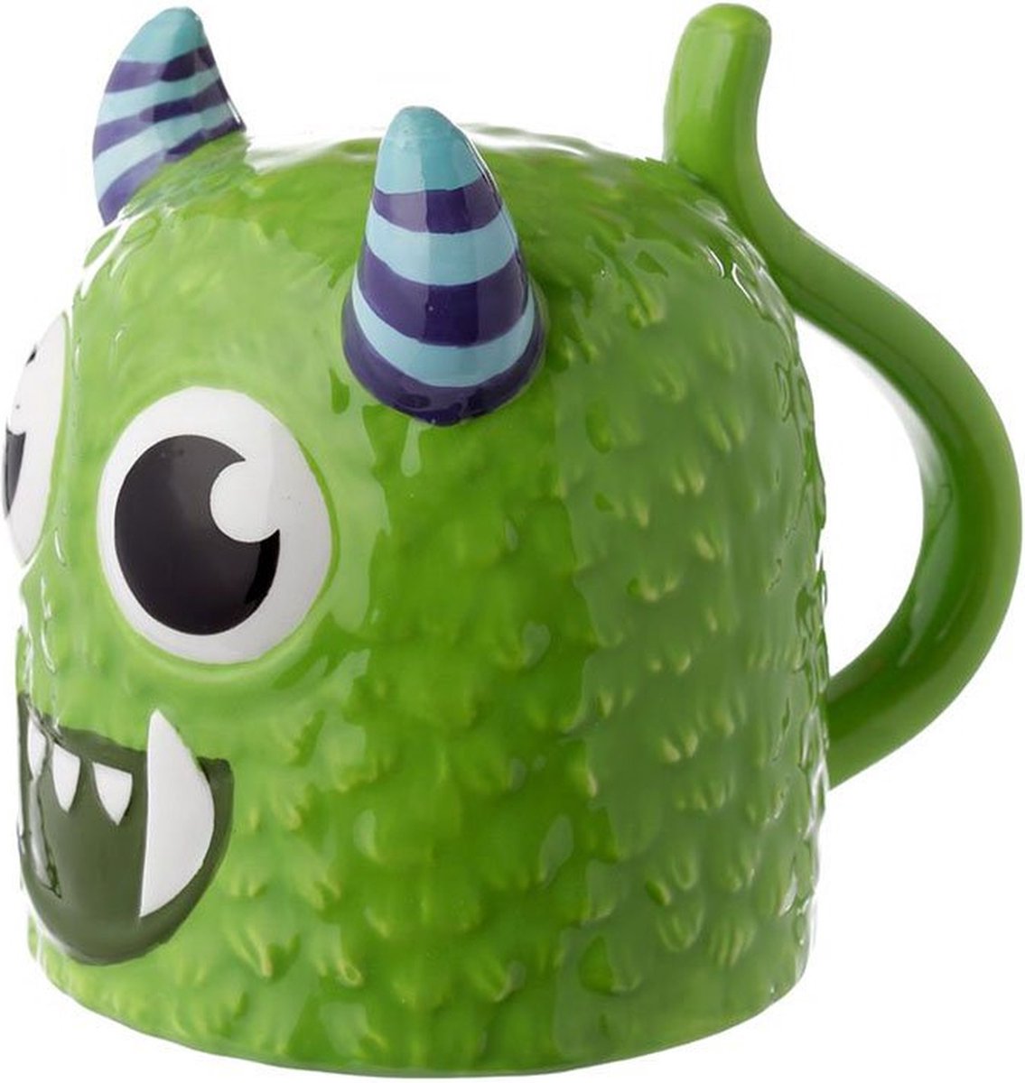 Monstarz Groen Monster Upside Down Ceramic Tag