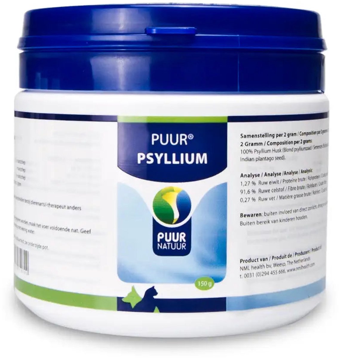 Pure Nature Psyllium Perro y gato