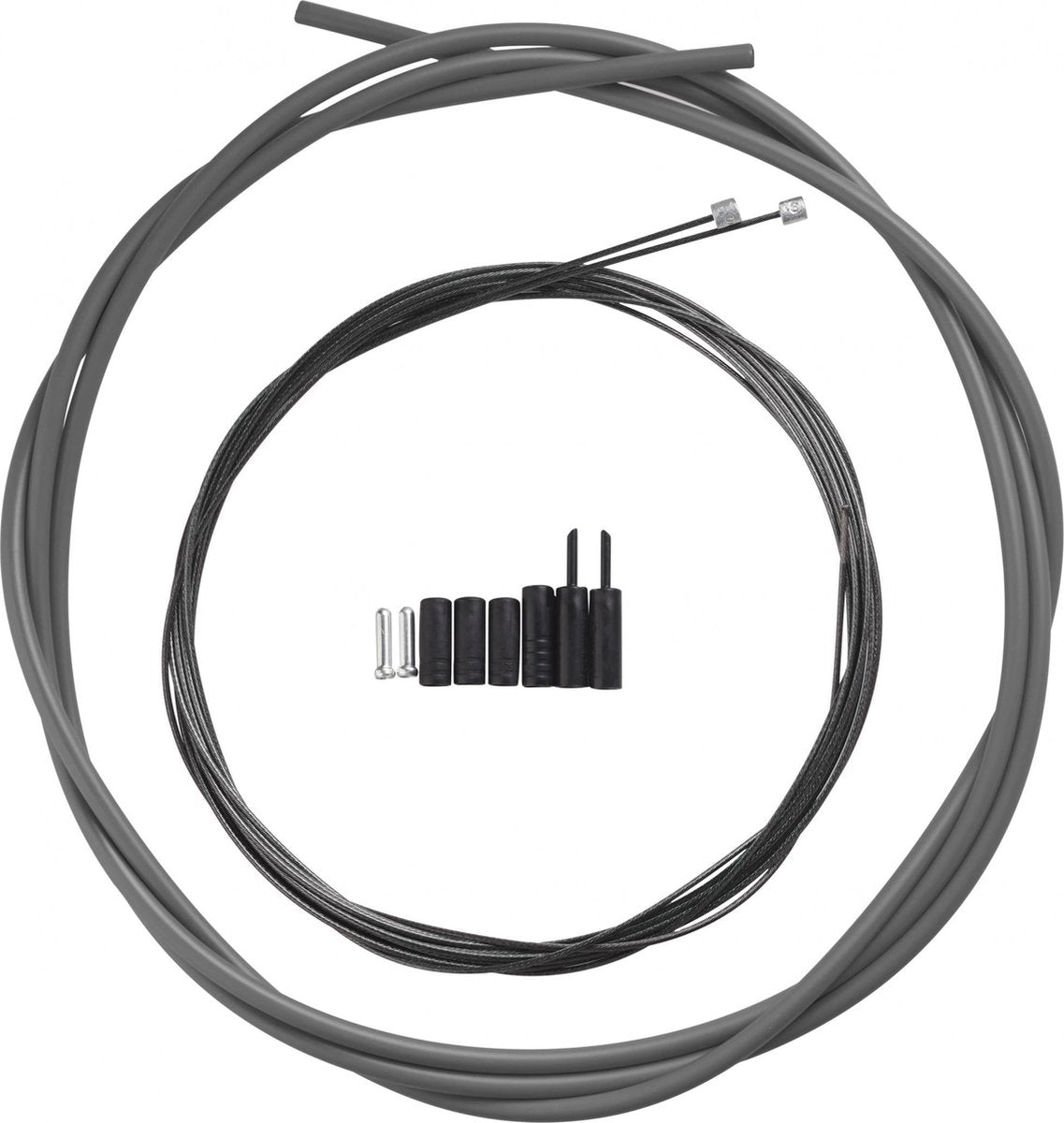 Set cavi cambio Shimano optislick per bici da corsa, grigi