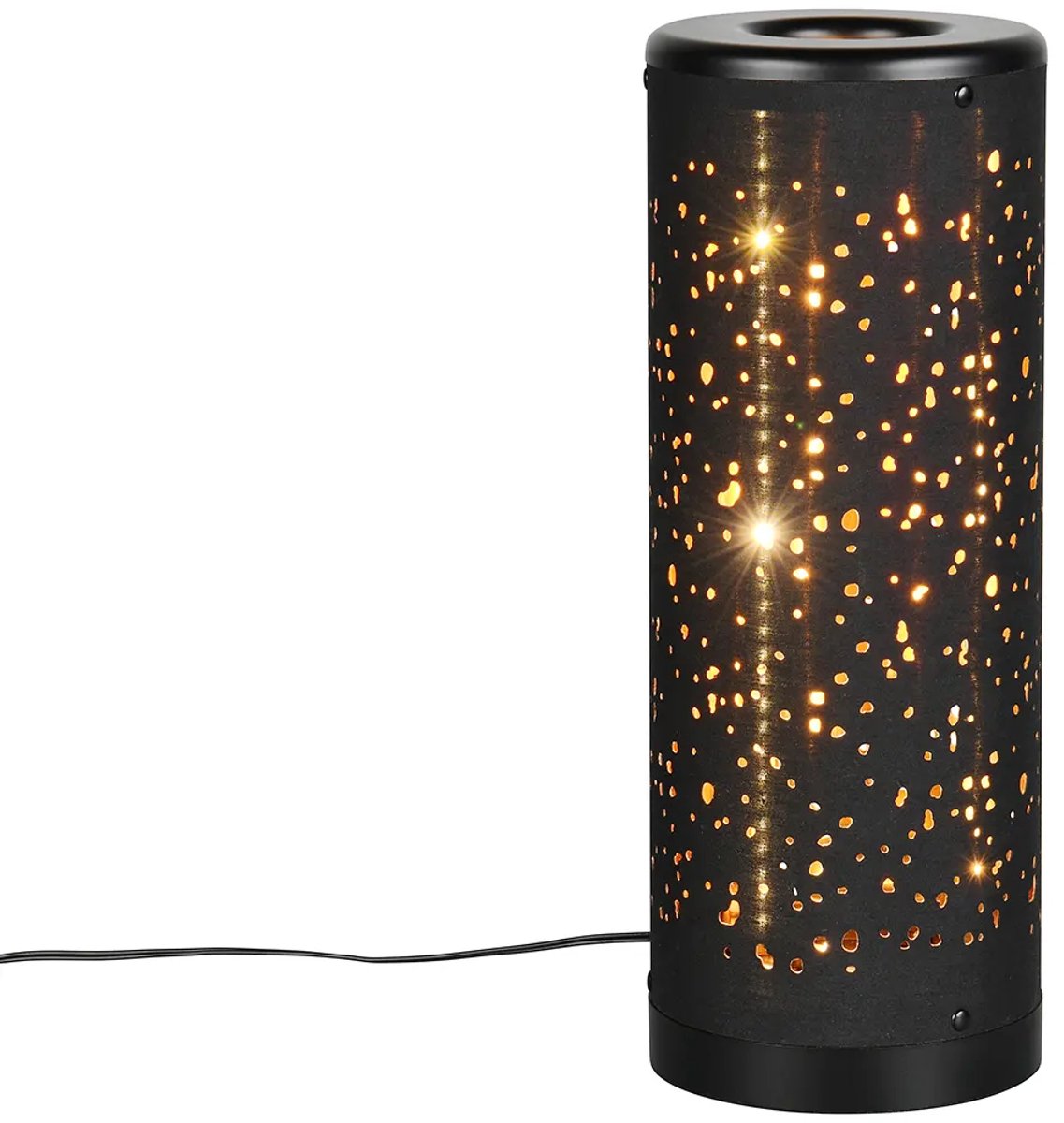 Rl live your light reality taco - lámpara de mesa - negro - incl. 1x smd 4 w - interruptor de cable