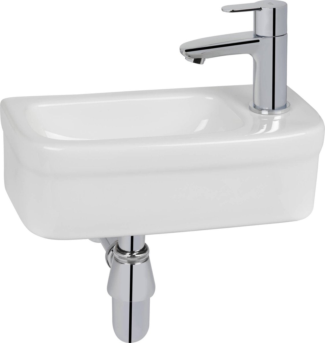 Grohe euro fontein - keramiek - 37 x 18 cm - wit