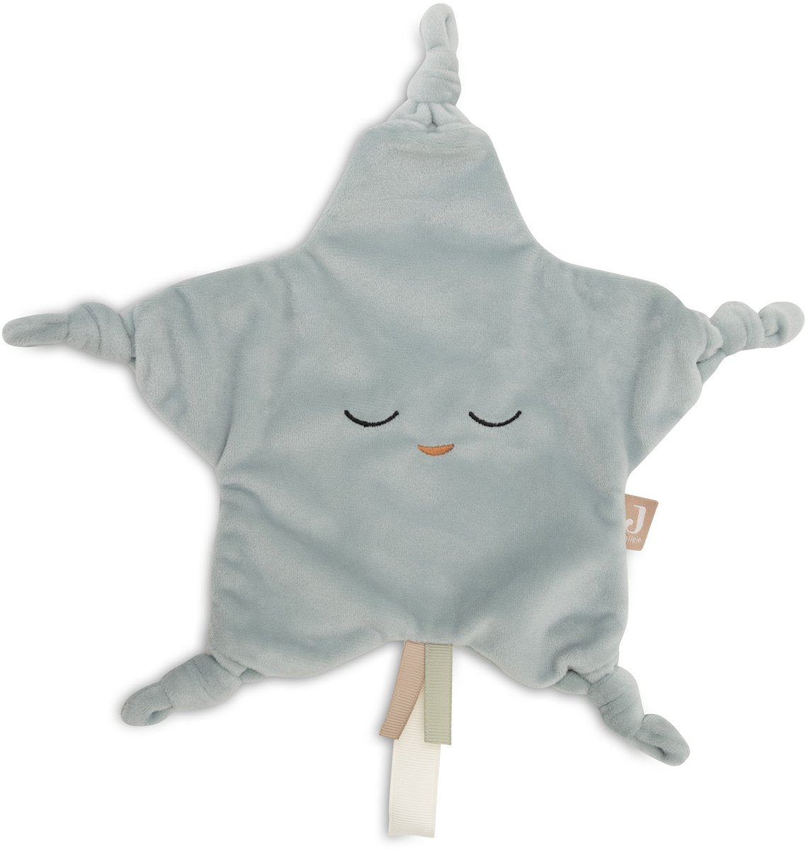 Jollein - speendoekje little star - speenknuffel baby - 100% polyester - sea green