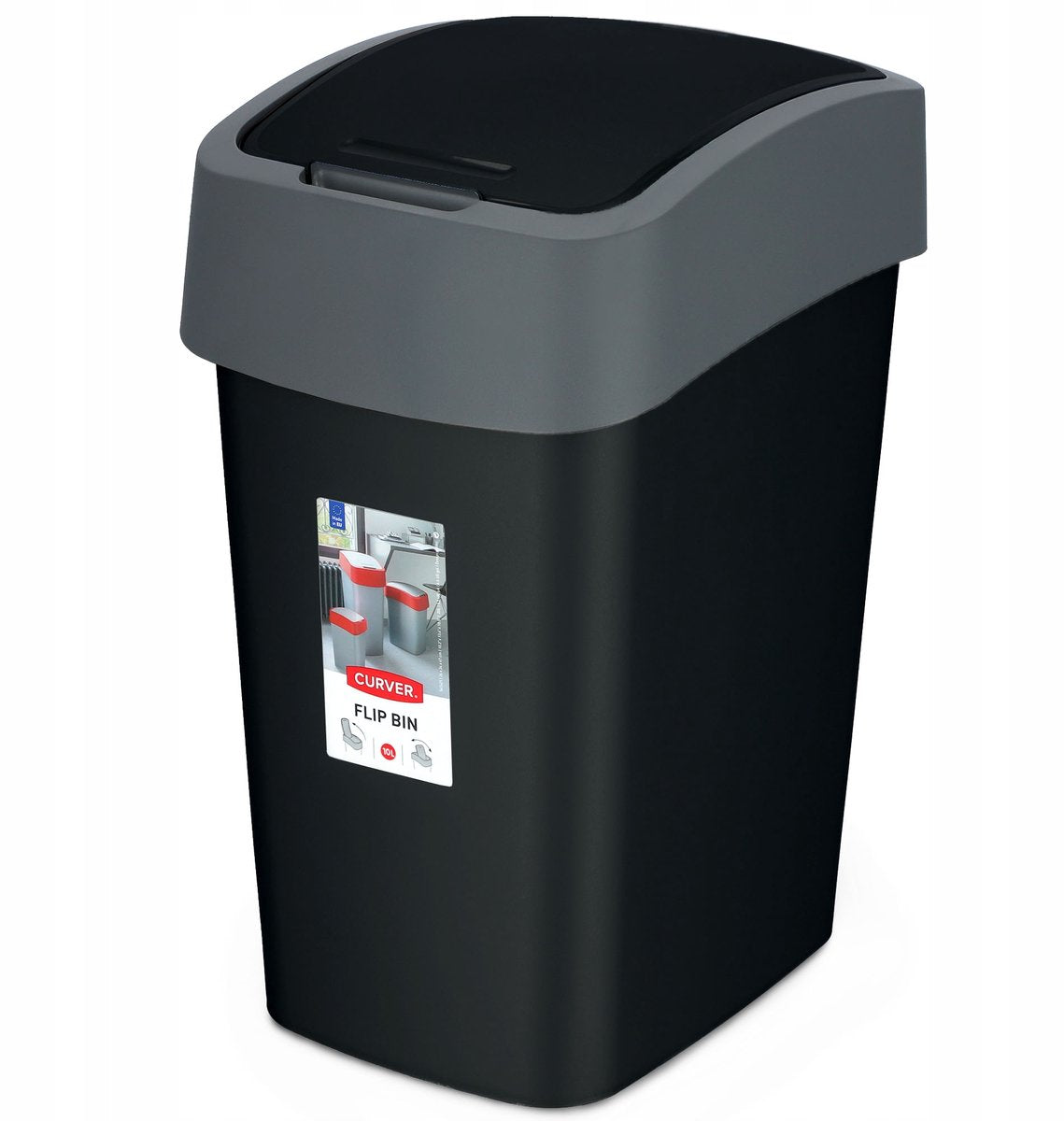 Papelera plegable Curve 10l