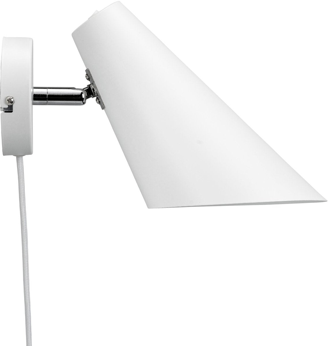 Dyberg larsen wandlamp cale led 15,5 x 24,5 cm e14 35w wit