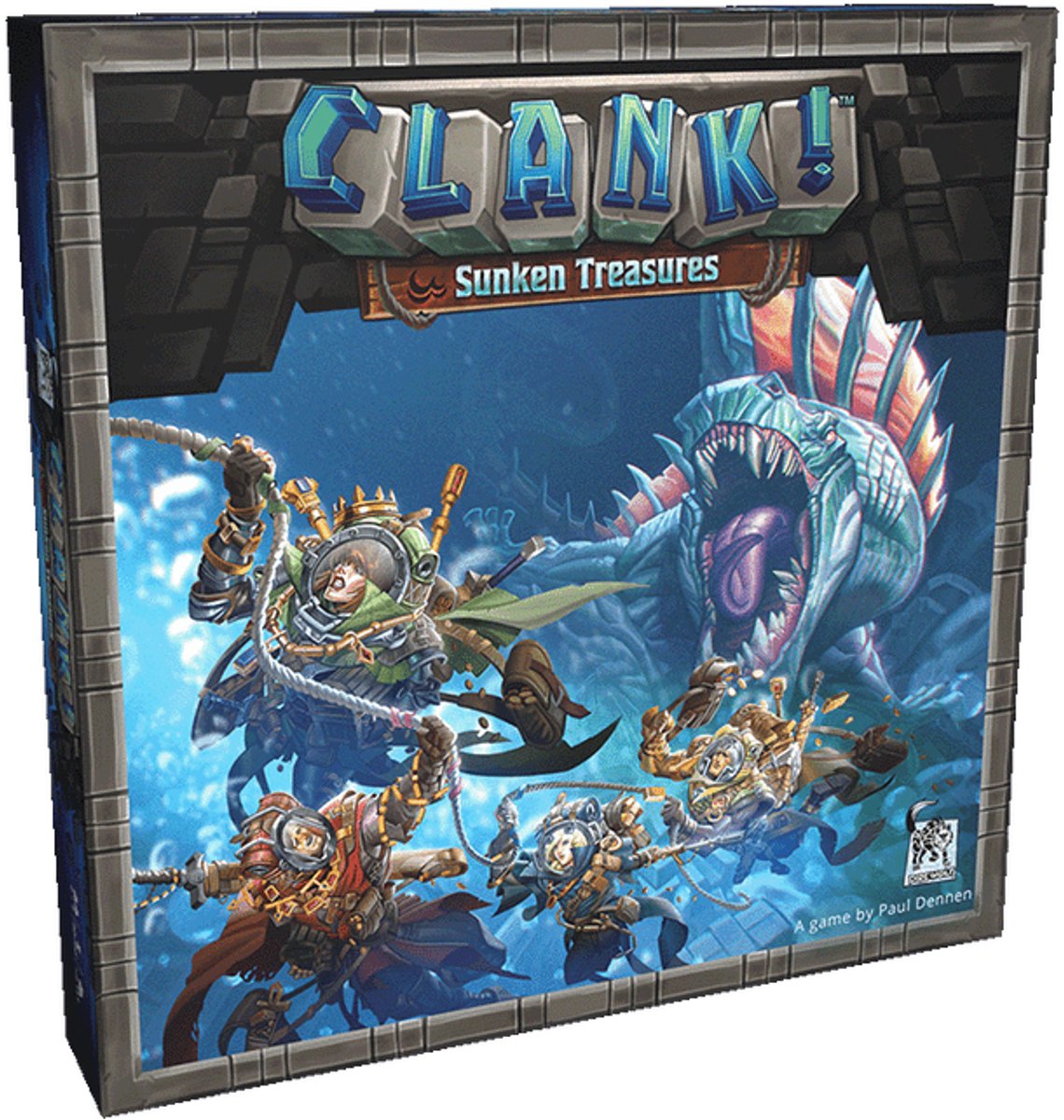 Asmodee bordspel clank! sunken treasures uitbreiding avontuur.