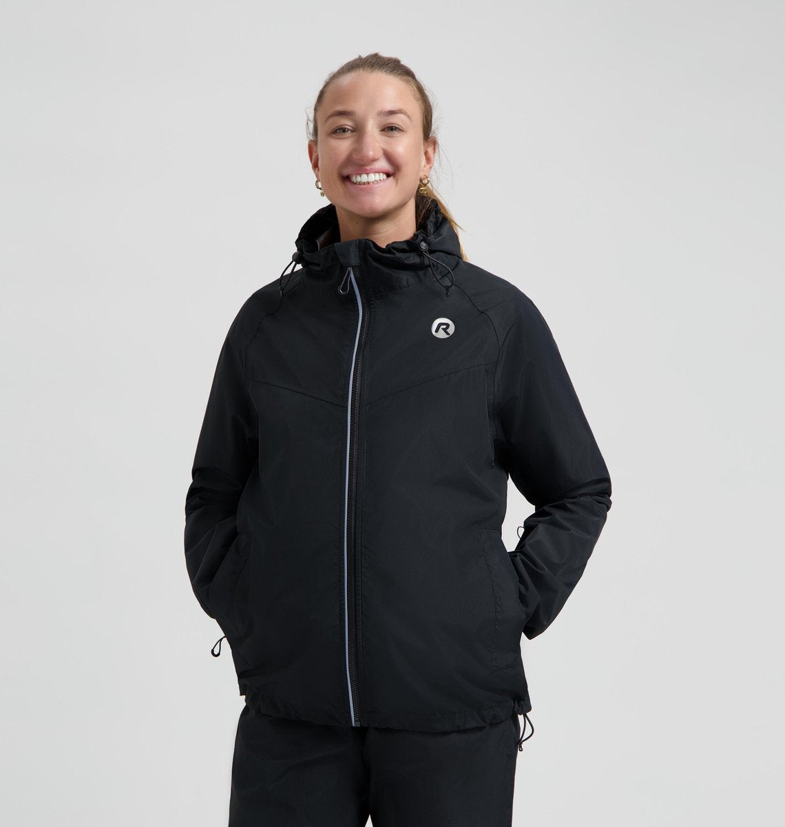 Rogelli commuter core impermeabile uomo e donna - impermeabile - nero - l