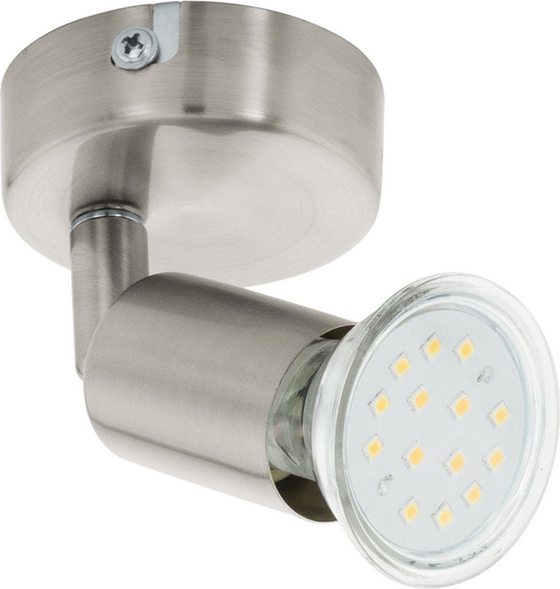 Foco buzz-led Eglo - 1 luz - níquel mate
