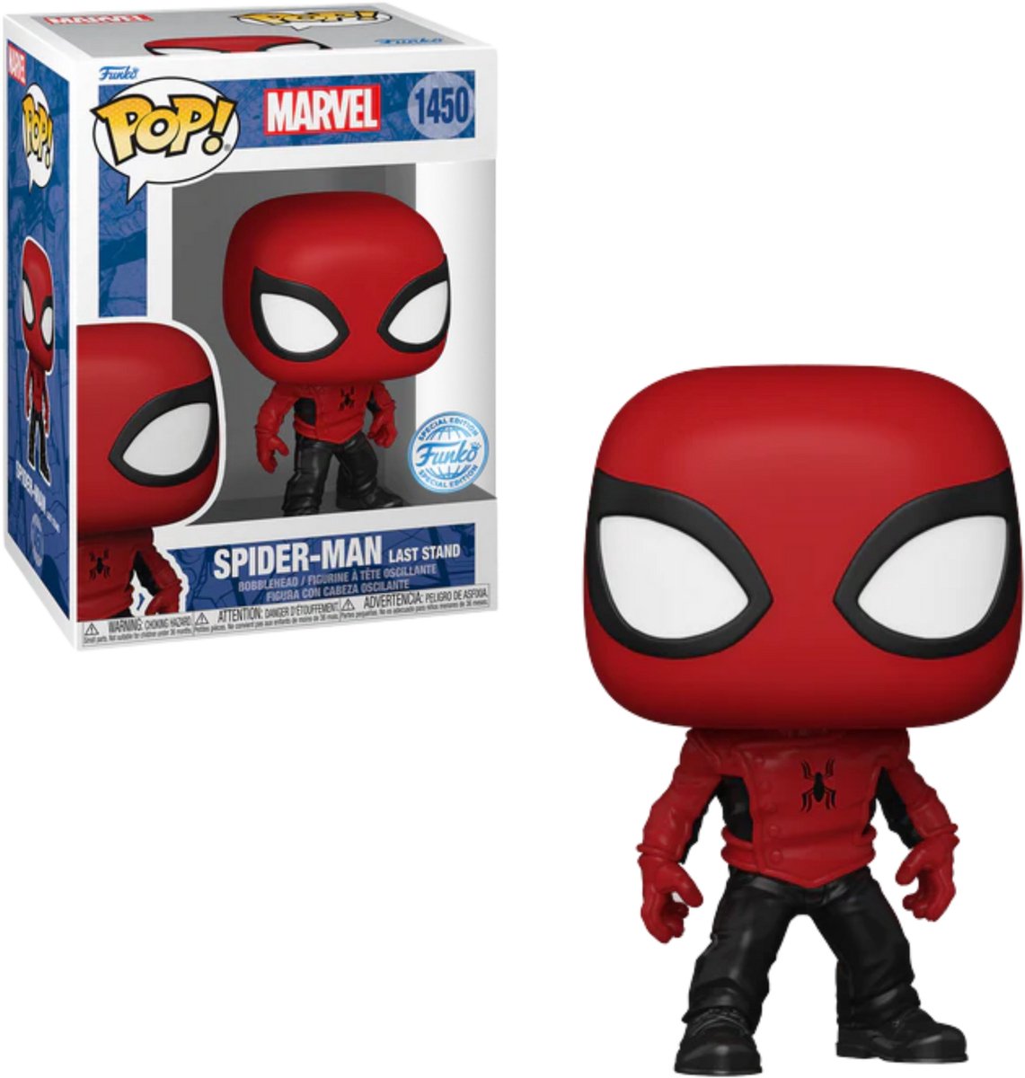 Funko pop! marvel: spider-man last stand #1450 px exclusive
