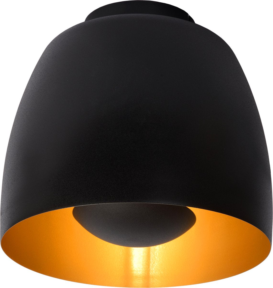 Lucide nolan - lampada da soffitto (lampada da soffitto) - ø 24 cm - 1xe27 - nero