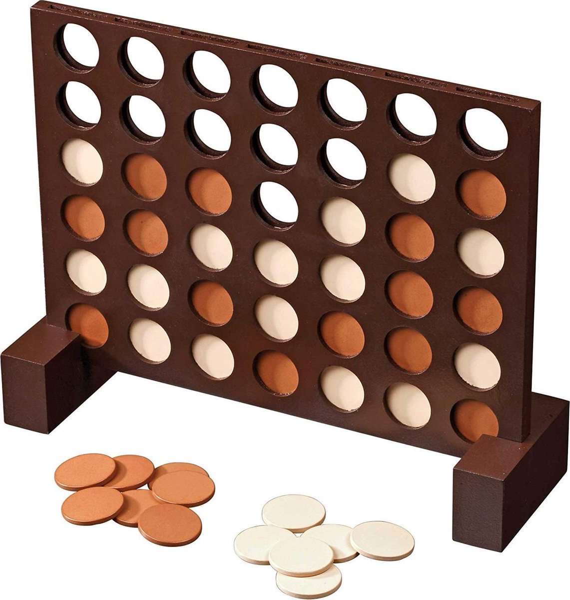 Philos quattro di fila - gioco da tavolo in legno per 2 giocatori - 6+ anni