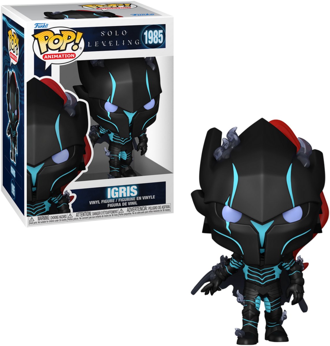 Funko solo leveling igris (chase edition möglich) statuetta in vinile 1985 unisex pop! - neutro - standard