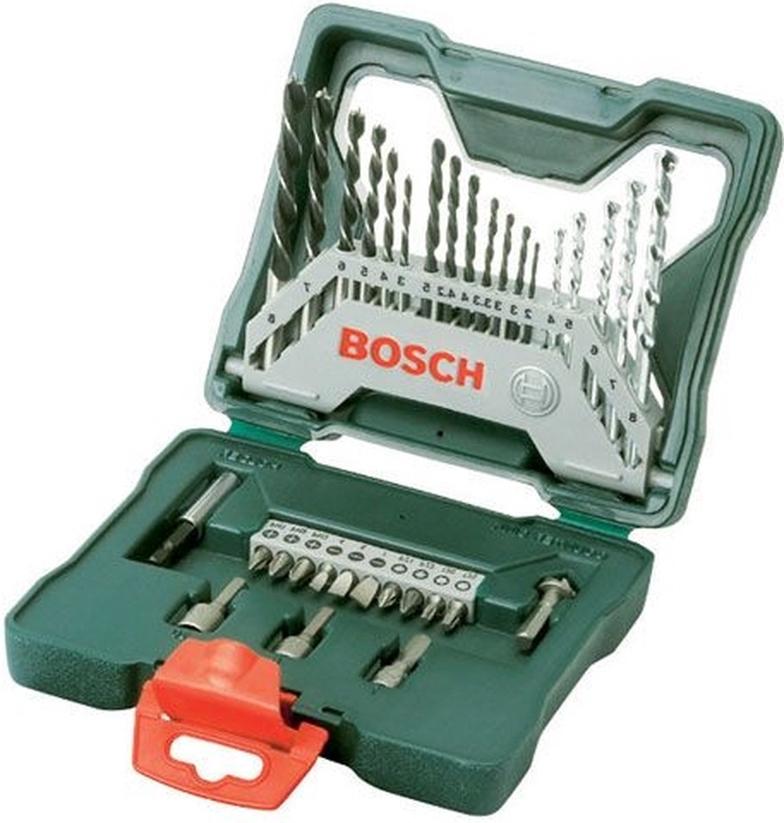 Bosch x-line - set di punte - 33 pezzi - per legno, metallo e pietra