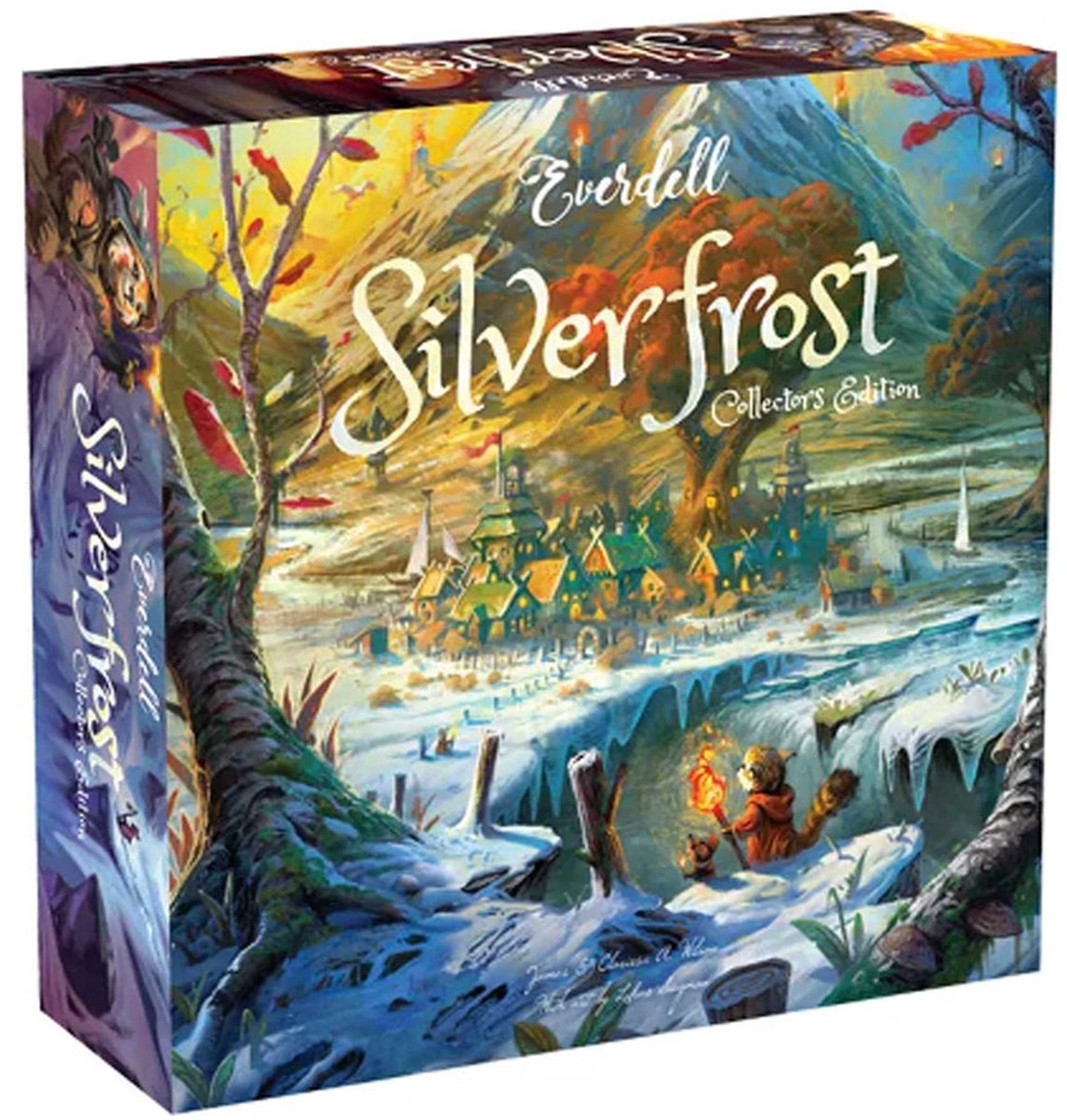Gioco da tavolo Asmodee Everdell Silverfrost Essentials Edition Strategia.