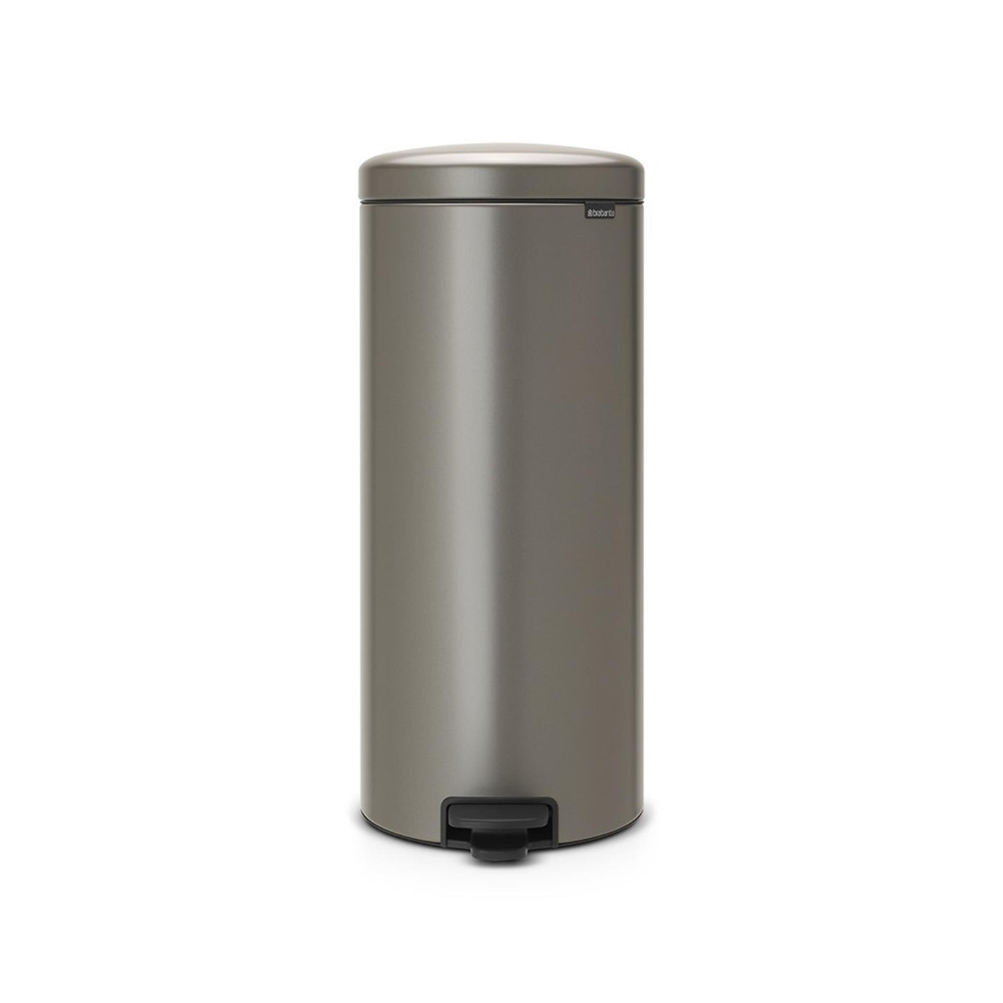 Brabantia pattumiera a pedale 30 litri con secchio interno in plastica platino