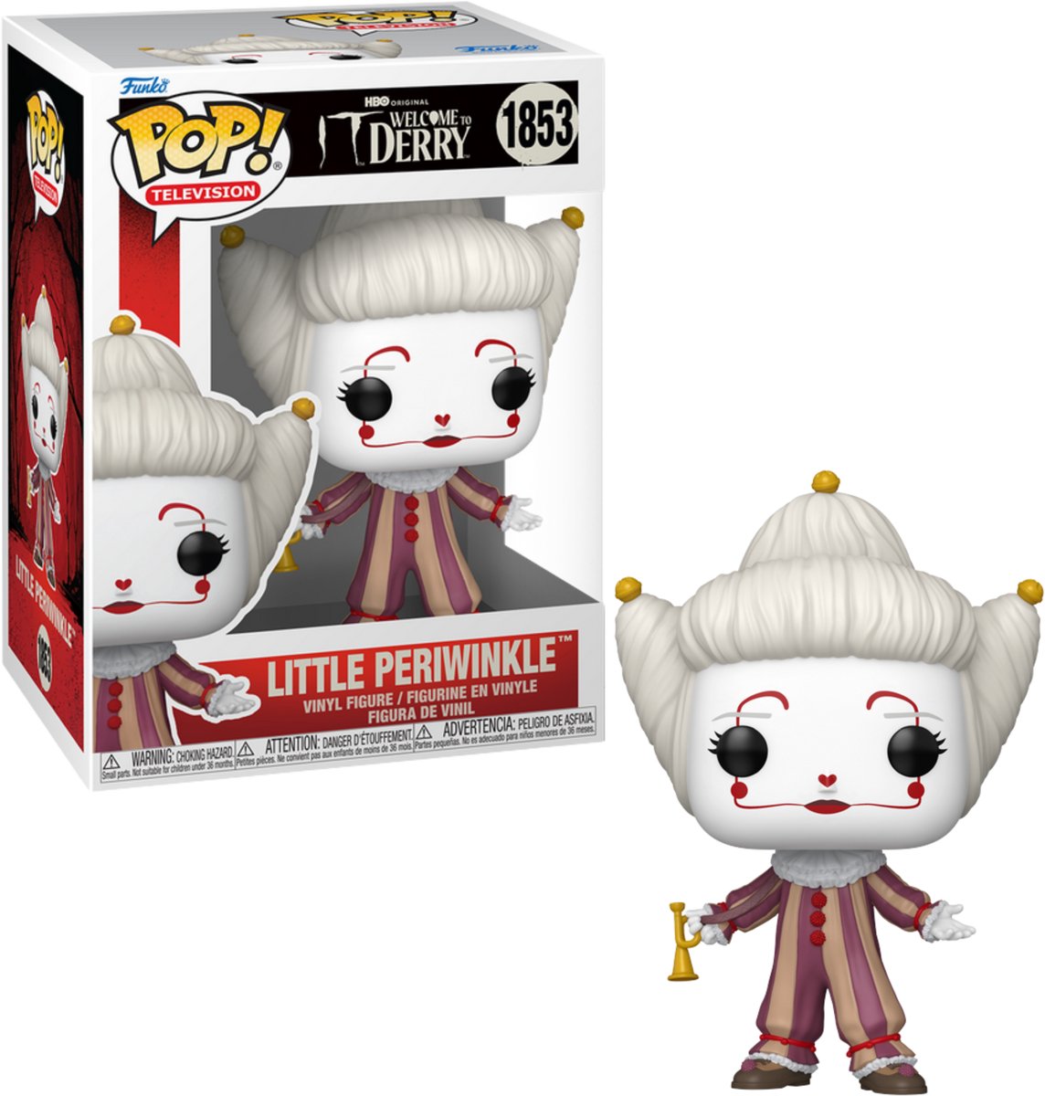 Funko it welcome to derry - little periwinkle vinylfiguur 1853 unisex pop! - neutraal - standard