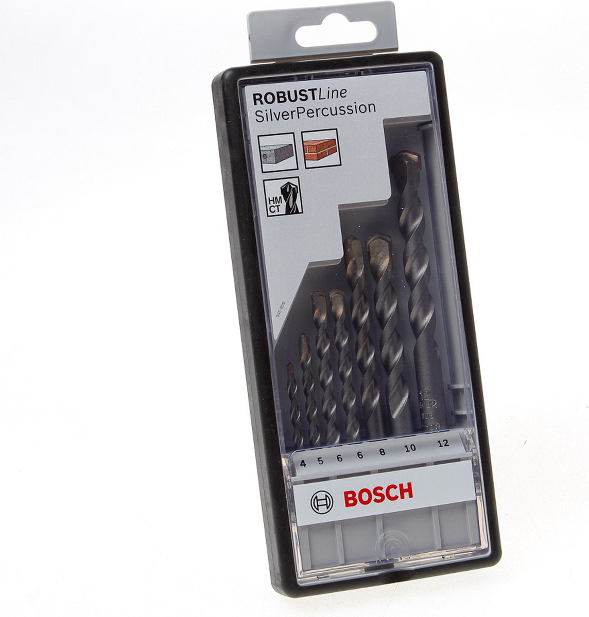 Juego de brocas de percusión para hormigón Bosch robust line silver - 7 piezas