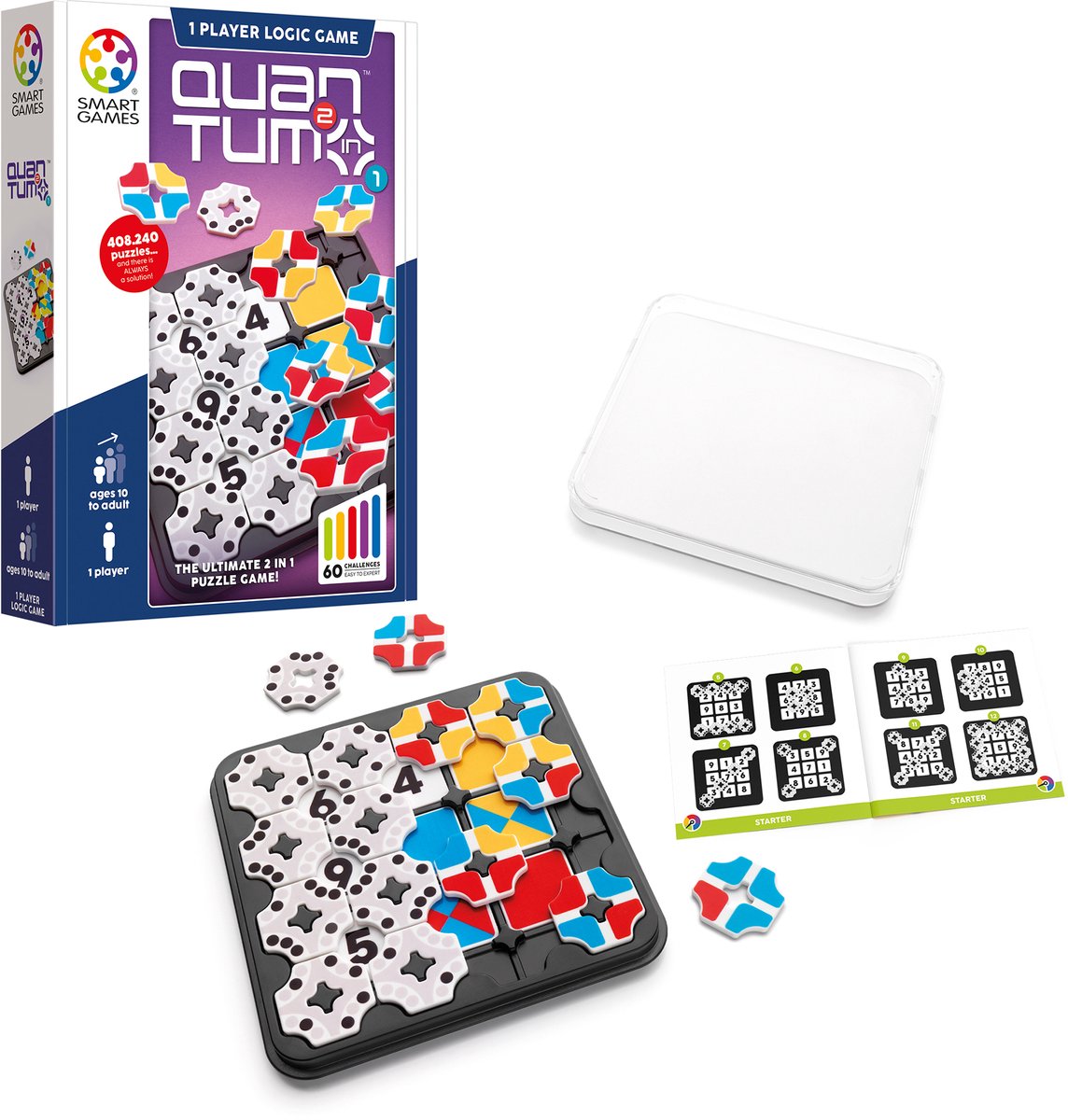 Gioco quantistico 2 in 1 puzzle | 2 pezzi