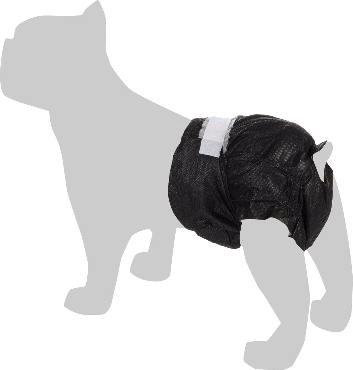 Flamingo - pannolini per cani dipy - s - bianco - 32 - 48 cm