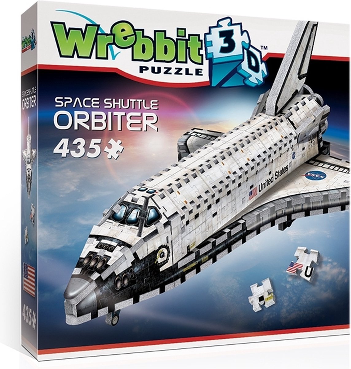 Wrebbit Puzzle 3D Space Shuttle 435 pezzi