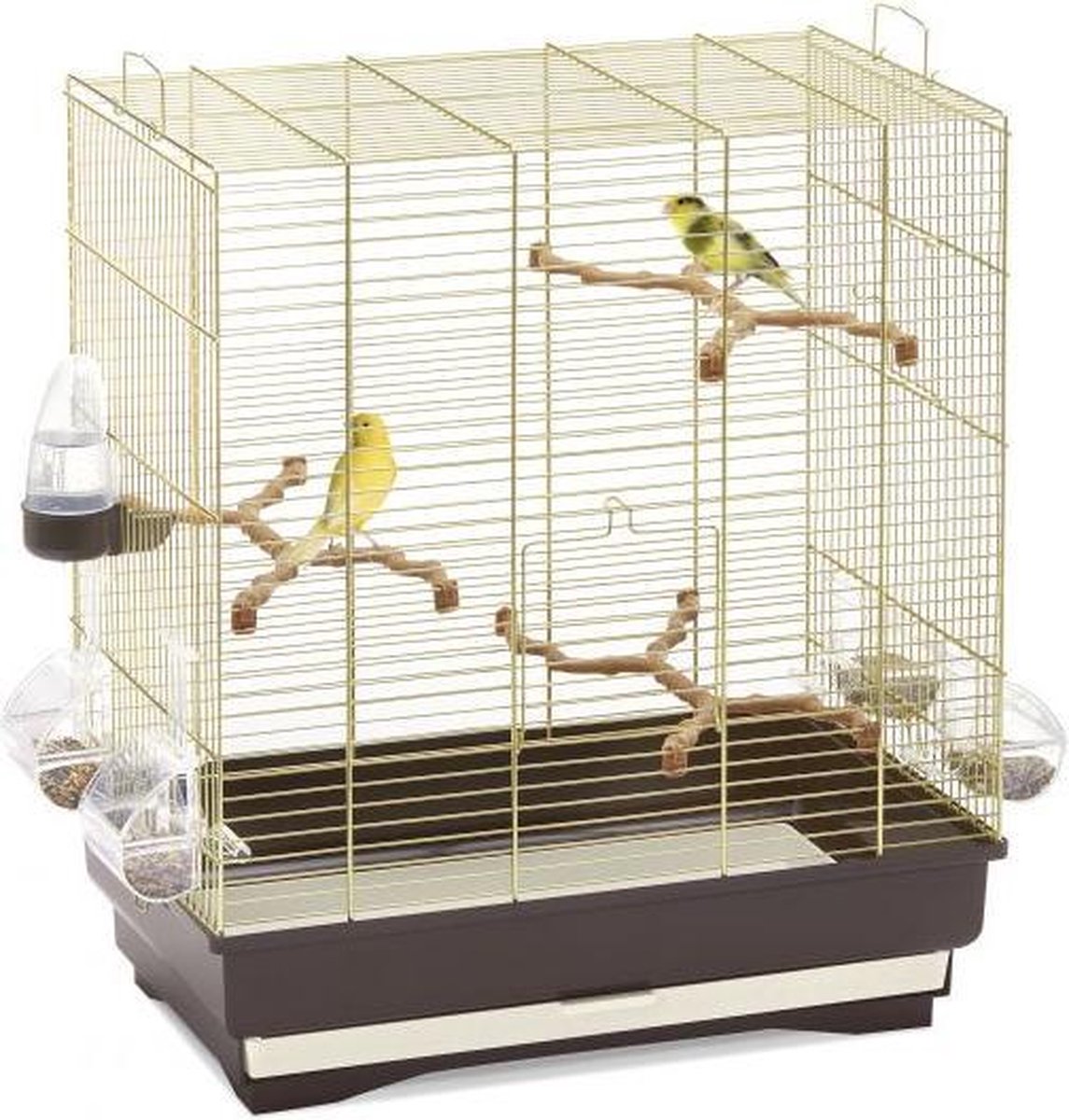 Imac bird cage carlotta brown brass (50x30x56