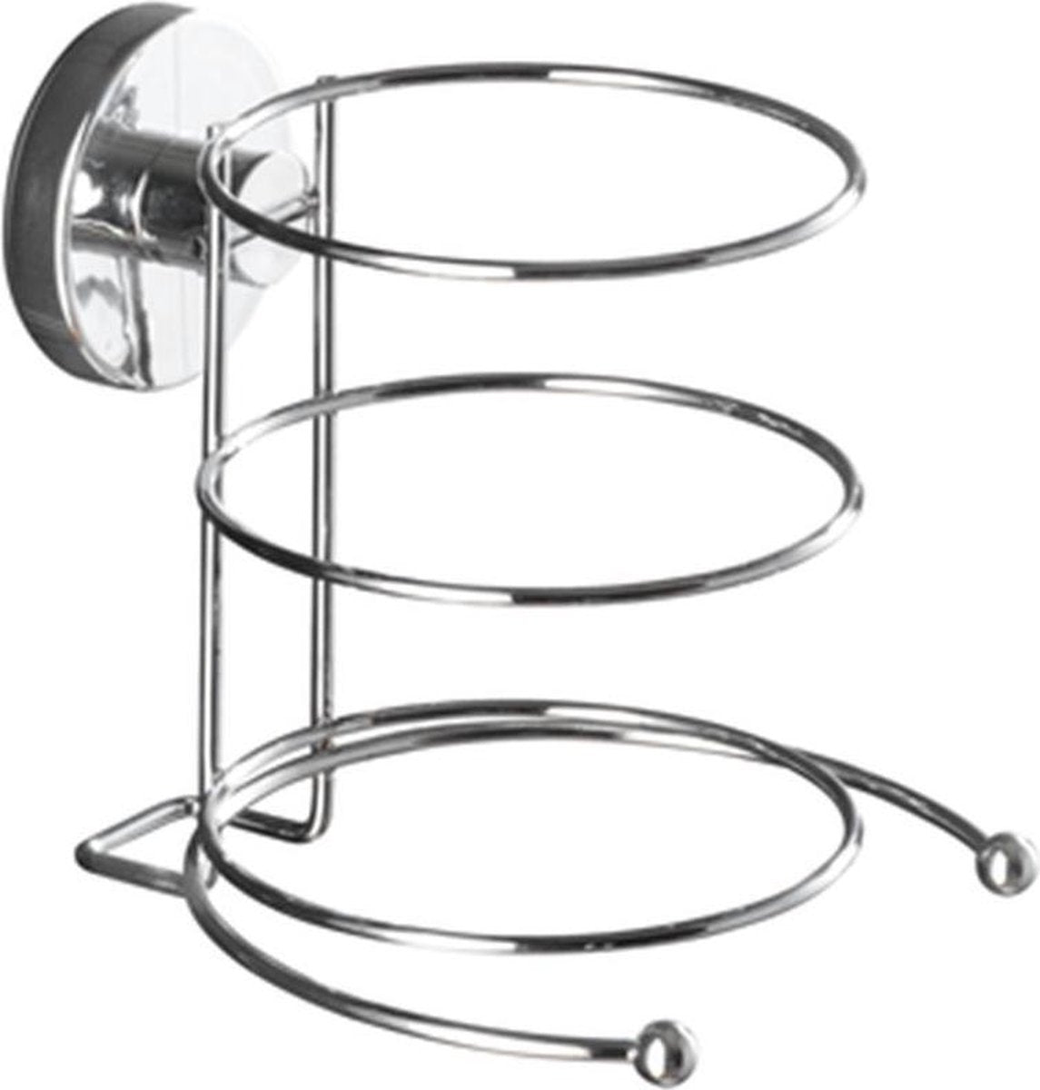 Soporte para secador de pelo Wenko milazzo chrome - montaje sin taladrar
